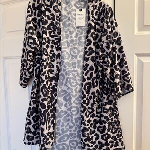 Pink Milly Animal Print Women's Kimono Size Small NWT